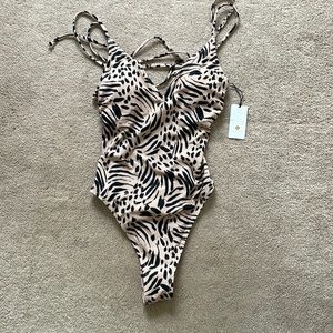 Shade & Shore Animal Print One Piece